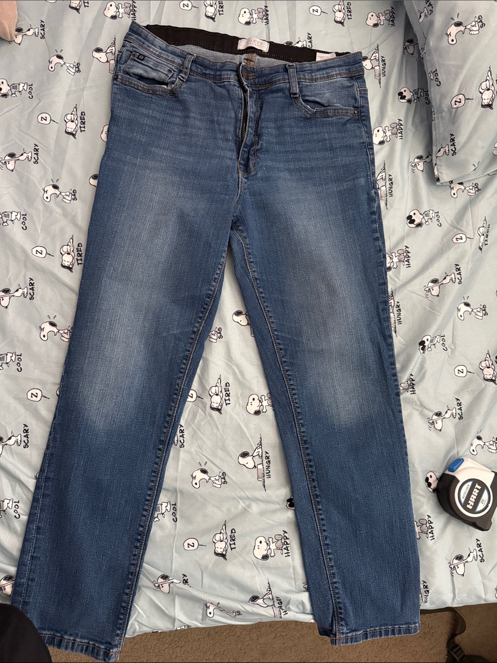 Curve Appeal Skinny Jeans Women 10/30 Blue High Rise Medium Wash
